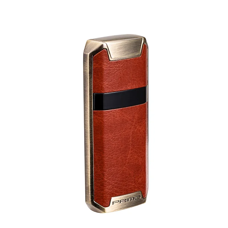 Дуговая электронная USB-зарядка, роскошная металлическая кожаная электрическая зажигалка, портативная необычная зажигалка, подарок на день рождения, мужской Подарк2023