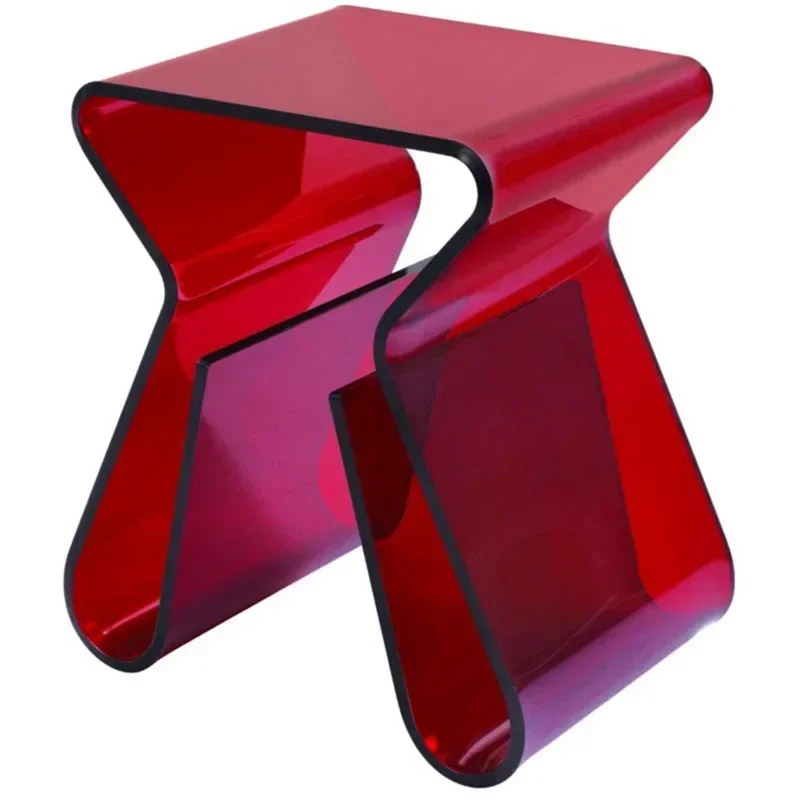 Скандинавский маленький журнальный столик акриловый простой прозрачный, легкий, роскошный угловой столик для активного отдыха