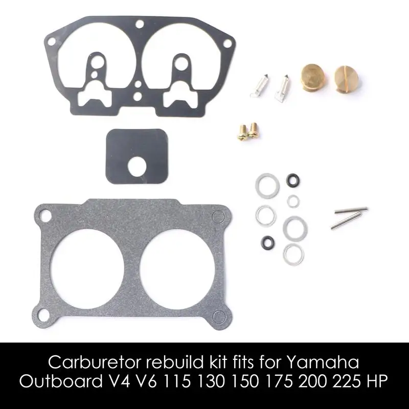Комплект Прокладок для Восстановления Карбюратора Комплект Прокладок для Ремонта Карбюратора Carb Для Подвесного двигателя Yamaha V4 V6 115 130 150 175 200 225