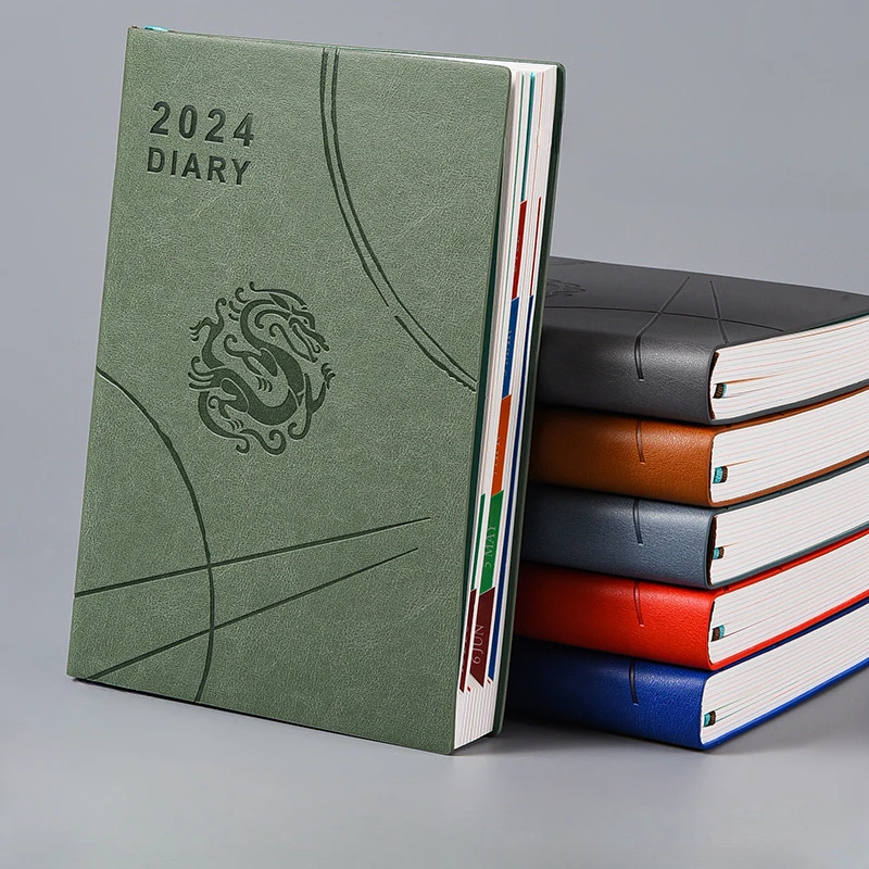 2024 Год Дракона, Записная книжка, Эффективность работы в офисе, Рабочий план на 365 дней, записная книжка, учебный план для студентов, канцелярские принадлежности