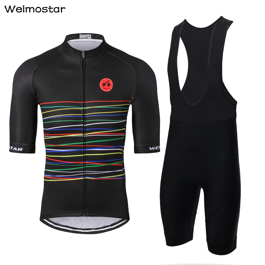 2019 Weimostar Черная Велосипедная майка мужская Mtb Рубашки с коротким рукавом Велосипедная Спортивная Одежда Bike Ropa Ciclismo Велосипедная одежда нагрудник шорты