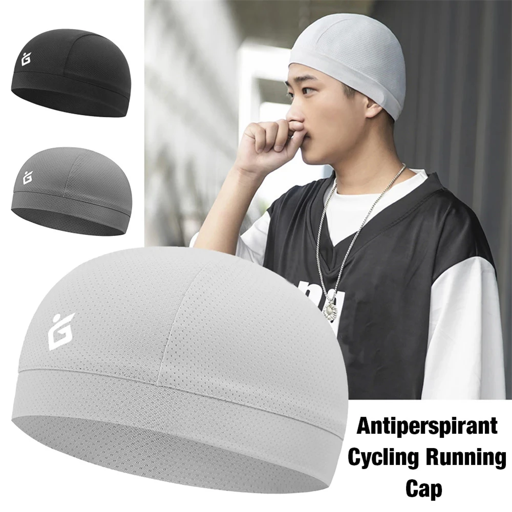 Прочная спортивная пот-абсорбент пот влагу велоспорт бег кепки шляпа спортивные шапки охлаждения череп кепка