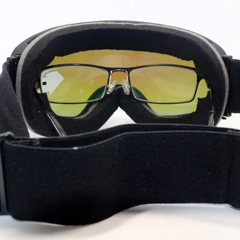 НОВЫЕ двухслойные лыжные очки с защитой от запотевания, Очки для сноуборда, Очки для снегоходов, спорт на открытом воздухе Googles
