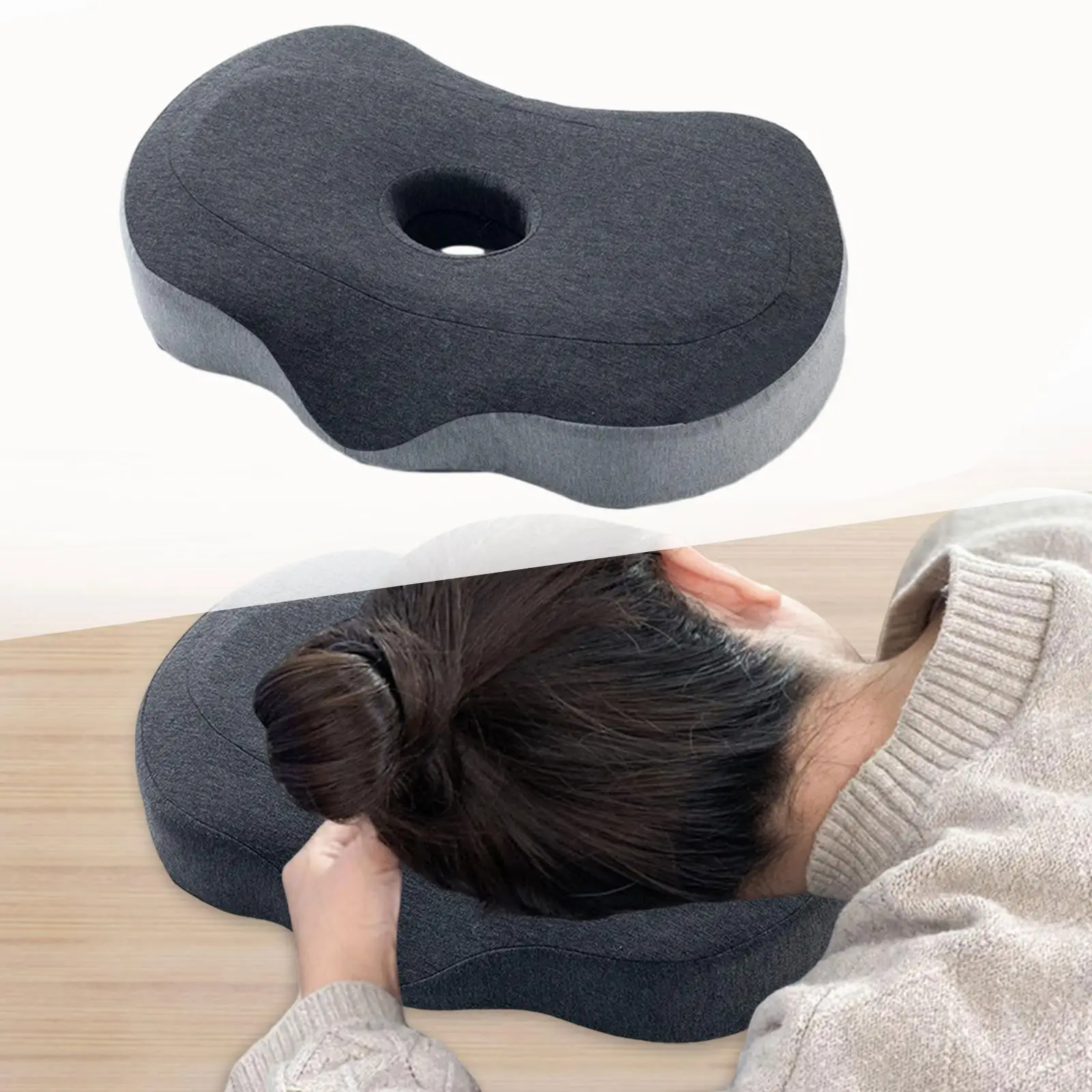 Подушка для прокалывания ушей, мягкая подушка, удобная подушка с отверстием для ушей для