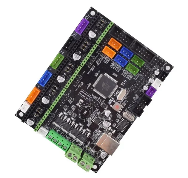 1 шт. Аксессуары для 3D-принтера MKS GEN L V1.0 Плата управления Совместима с A4988 DRV8825 для модуля arduino