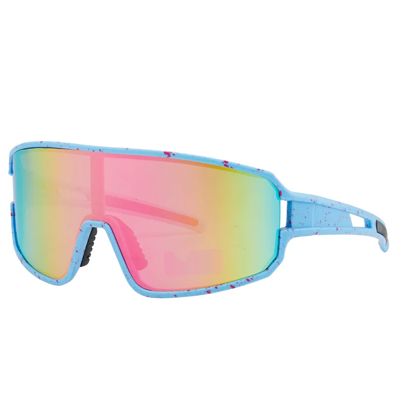 Велосипедные солнцезащитные очки с квадратными выпученными глазами Для мужчин и женщин, Солнцезащитная одежда для шоссейных велосипедов, Спорт на открытом воздухе, Солнцезащитные очки для бега, трендовые очки для верховой езды UV400