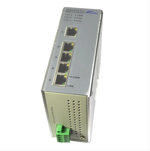 Модуль адаптивного коммутатора Ethernet ATC-405U, 4-портовый Промышленный коммутатор Ethernet, 5-портовый-неуправляемый-промышленные-ethernet-коммутаторы-U