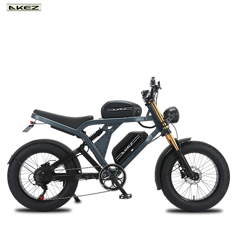 AKEZ S2 Электровелосипед Мотоцикл AKEZ Электровелосипед 48 В 1500 Вт Алюминиевая двойная батарея Marvel