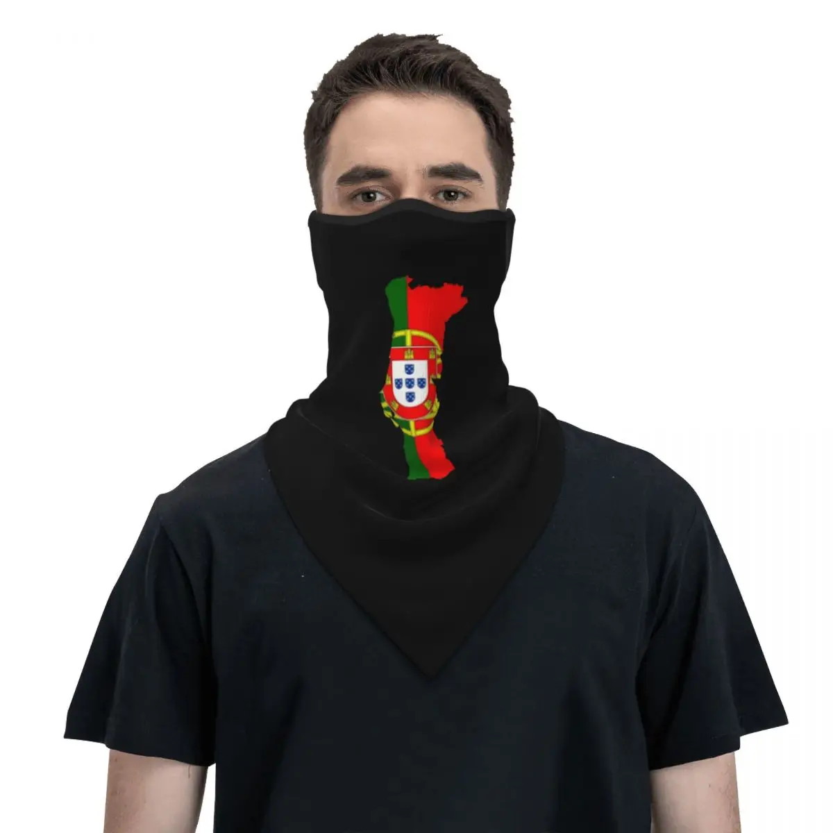 Карта Португалии, флаг, Бандана, Гетры, маска для лица с защитой от ультрафиолета, Шарф, мужская И Женская повязка на голову, Балаклава-тюбик
