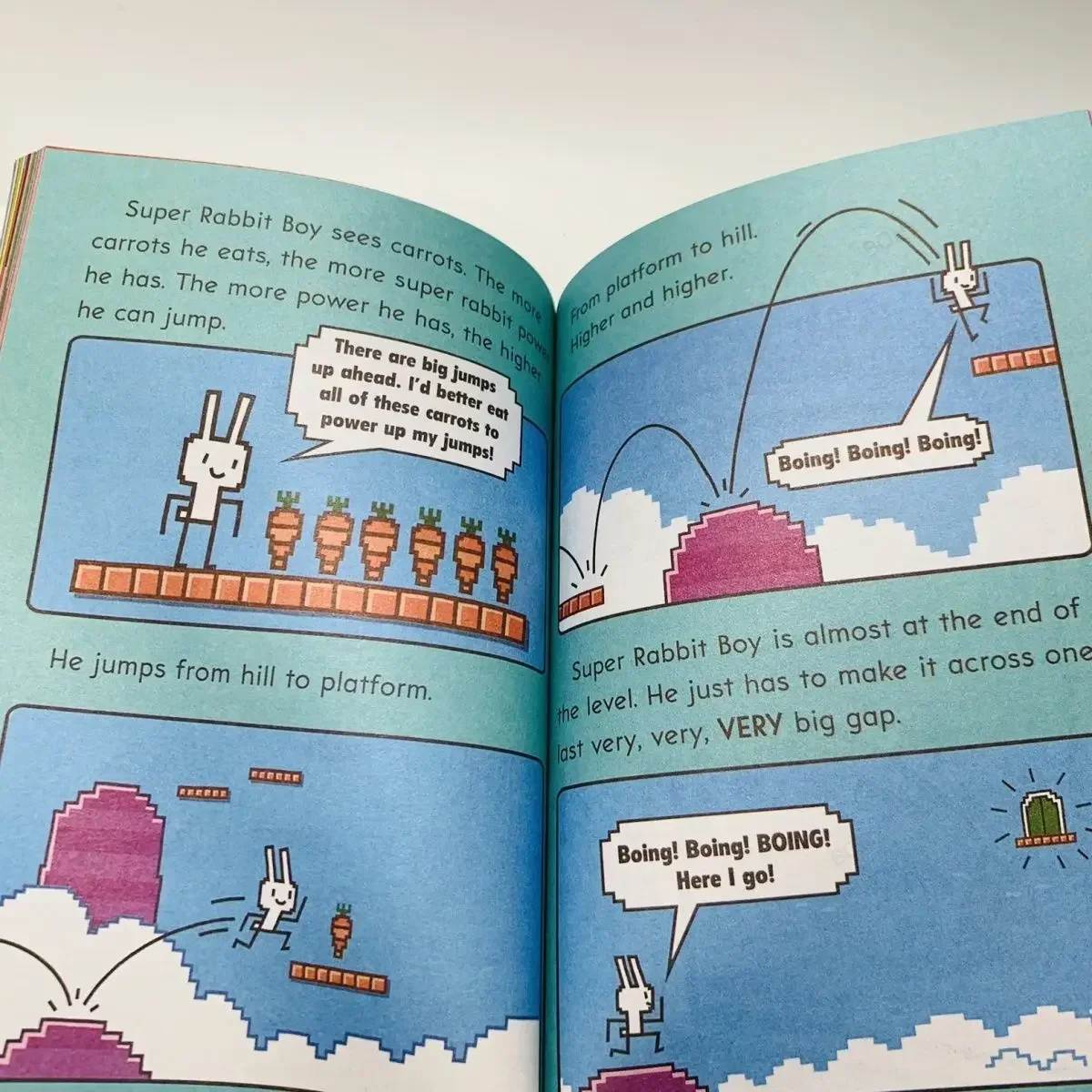 Нажмите Старт Супер Кролик 13 Книг Английское издание для чтения Scholastic Branches Детский мультфильм для детей