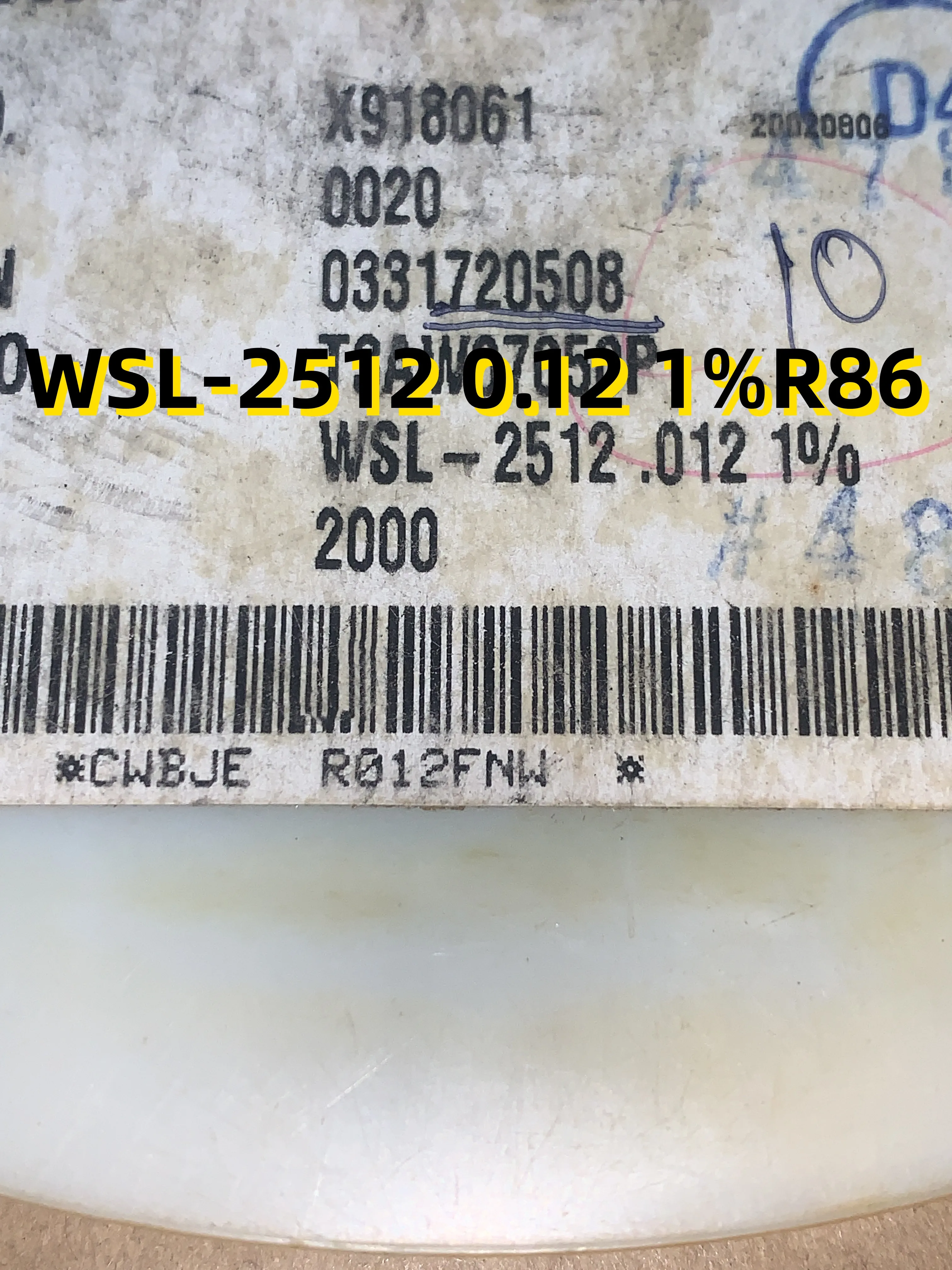 10шт WSL-2512 0,12-1%R86