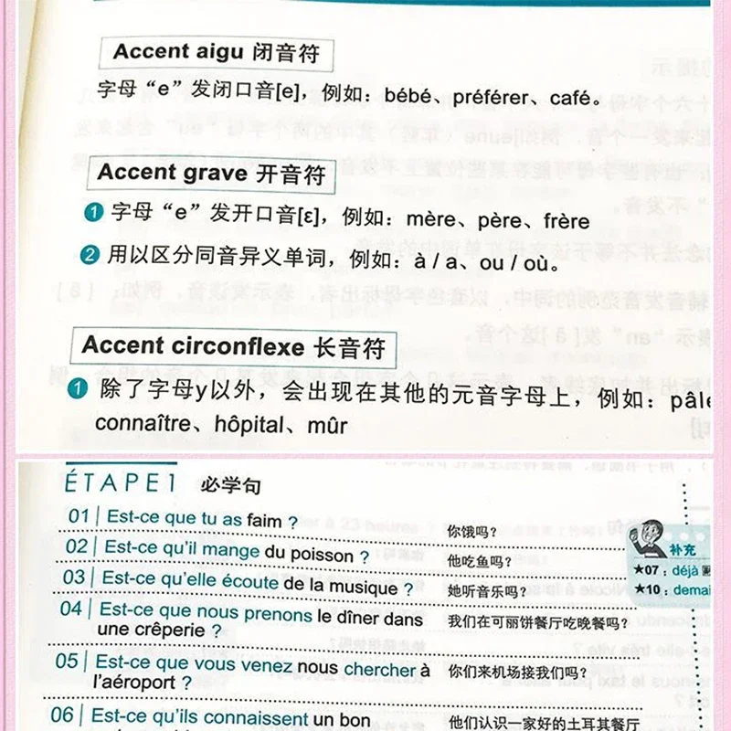 Полный набор шаблонов разговорных французских предложений, введение во французские учебники для самостоятельного изучения и французские книги.Libros