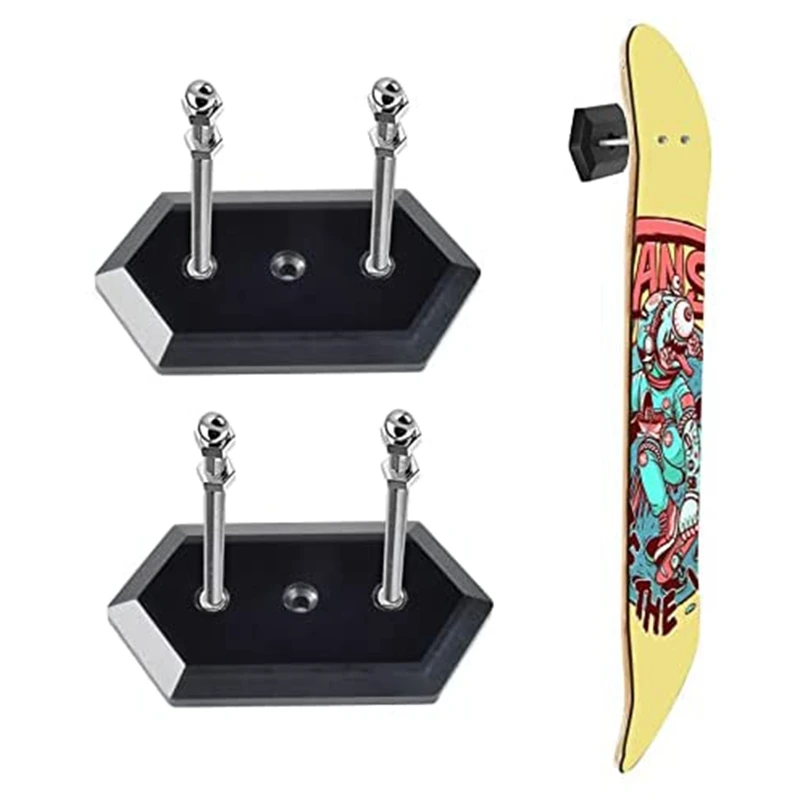3 упаковки Настенный держатель для скейтборда Вешалка для скейтборда для показа и хранения палубы для скейтборда