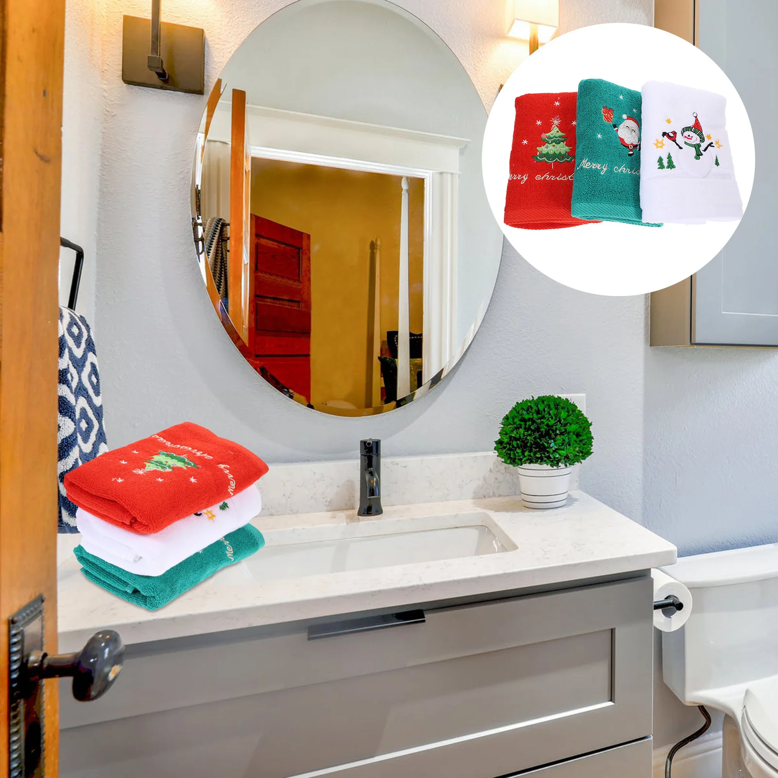 3 шт. салфетки для мытья посуды, праздничное полотенце, мочалка, удобный хлопок для рук,