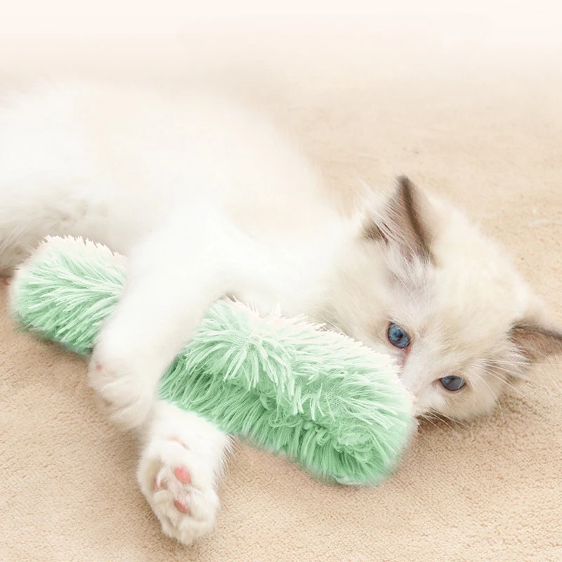 Очень мягкая плюшевая игрушка-подушка для кошек с кошачьей мятой - идеально подходит для вашего пушистого друга