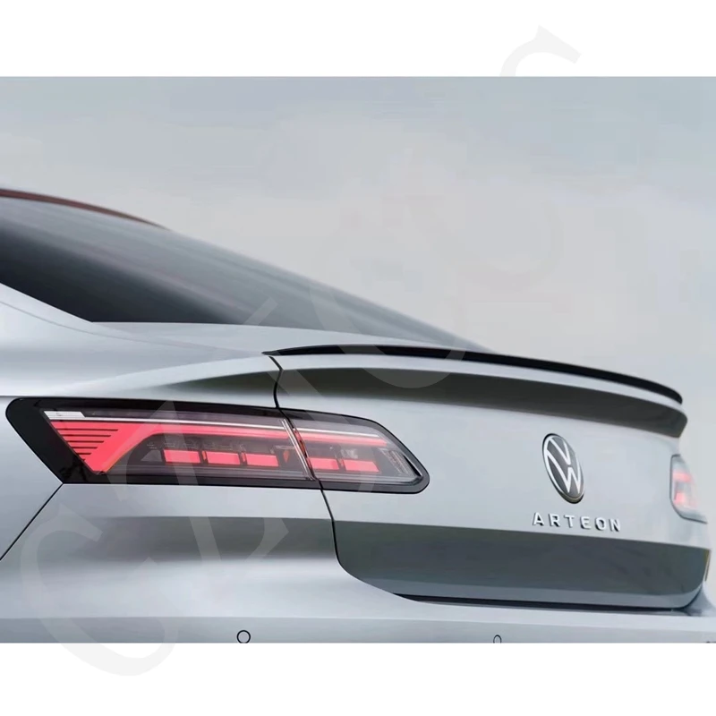 Для Volkswagen VW Passat CC 2019 + Авто Цвет ABS пластика, крыло заднего багажника, спойлер, автомобильные Аксессуары