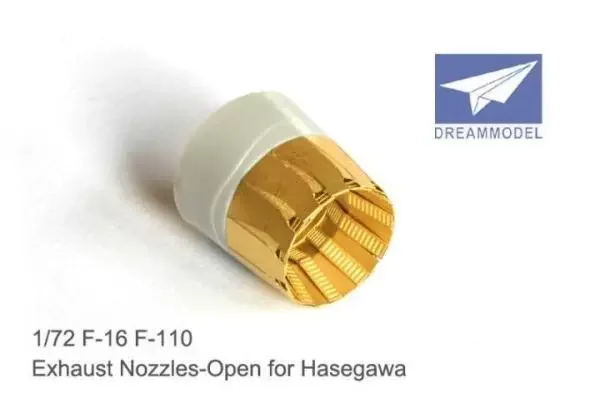 Модель Dream DM0522 1/72 F-16 F-110 Выхлопные насадки-Открытый набор с фототравлением для Hasegawa