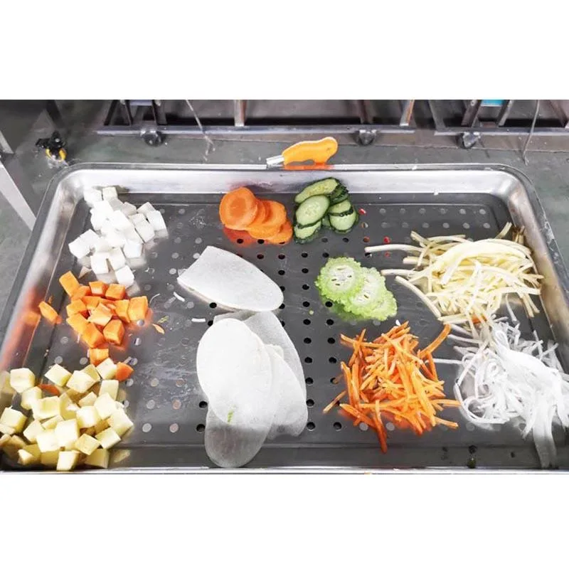 Электрическая Автоматическая машина для резки капусты, моркови, картофеля, овощей, измельчитель овощей, машина для нарезки овощей кубиками.
