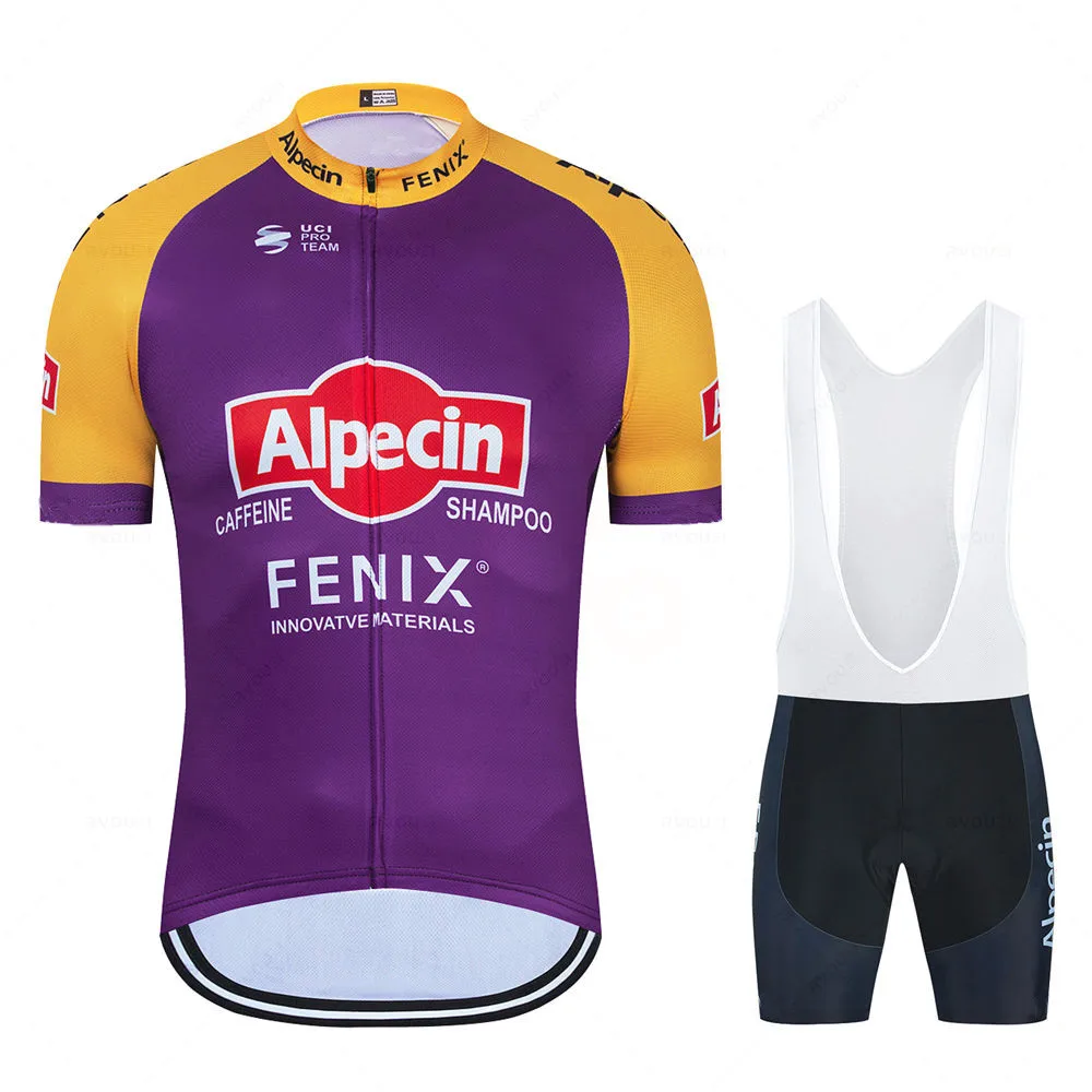 2023 Велокостюмы Alpecin FENIX Team, Одежда для Шоссейных Велосипедов, Мужские Комплекты С Нагрудниками И Шортами, Mtb Велосипедная Трикотажная Одежда Maillot Ciclismo Kit