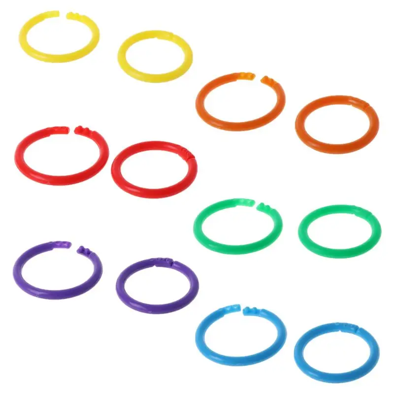 20x для креативного пластикового круга, многофункциональное кольцо-вкладыш, связующее кольцо для челнока