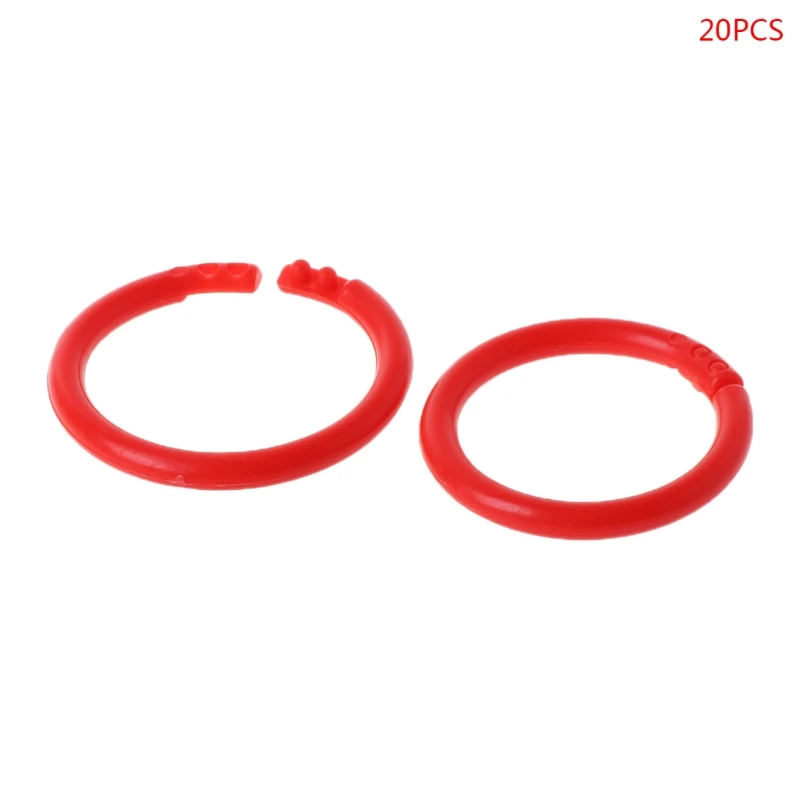 20x для креативного пластикового круга, многофункциональное кольцо-вкладыш, связующее кольцо для челнока