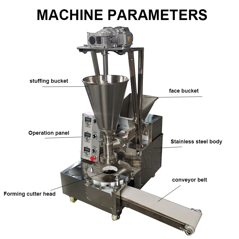 Коммерческая Автоматическая машина для приготовления булочек с начинкой на пару Baozi Filling Making Maker для столовых