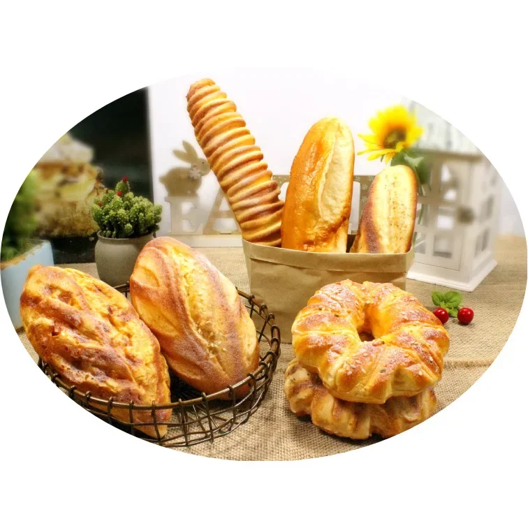 Украшения из искусственного поддельного хлеба, французский багет, имитация выпечки, модель кухни для выпечки хлеба