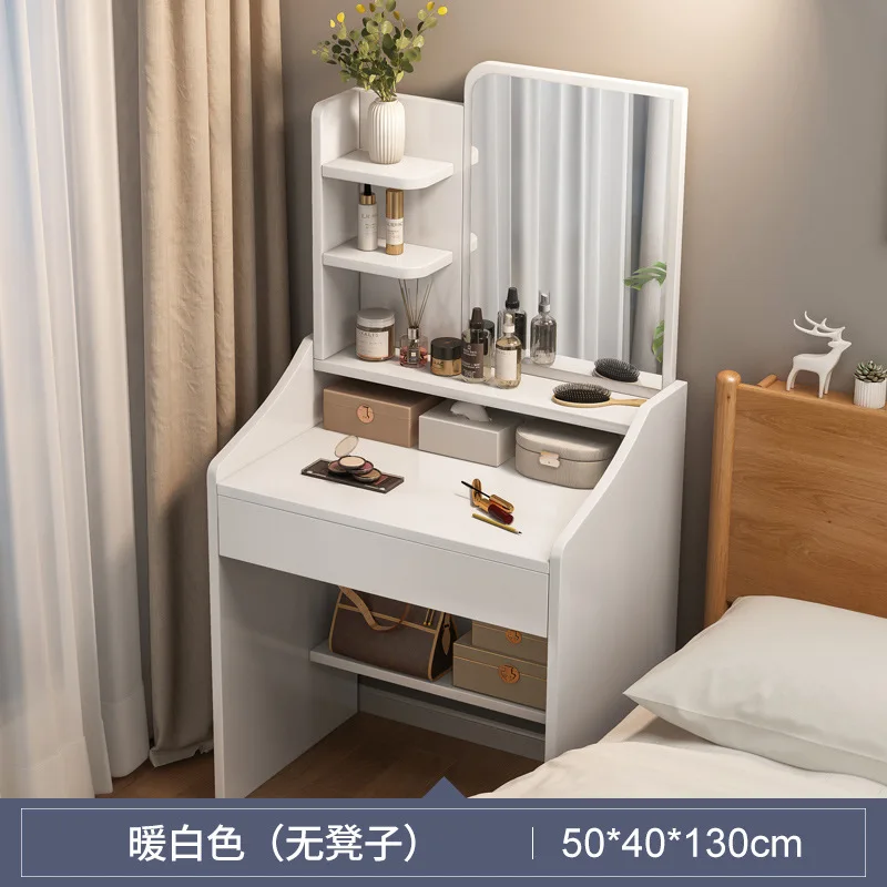 Официальный туалетный столик для макияжа Aoliviya Шкаф для хранения встроенного небольшого комода в стиле Ins Спальня Современный простой прикроватный столик M