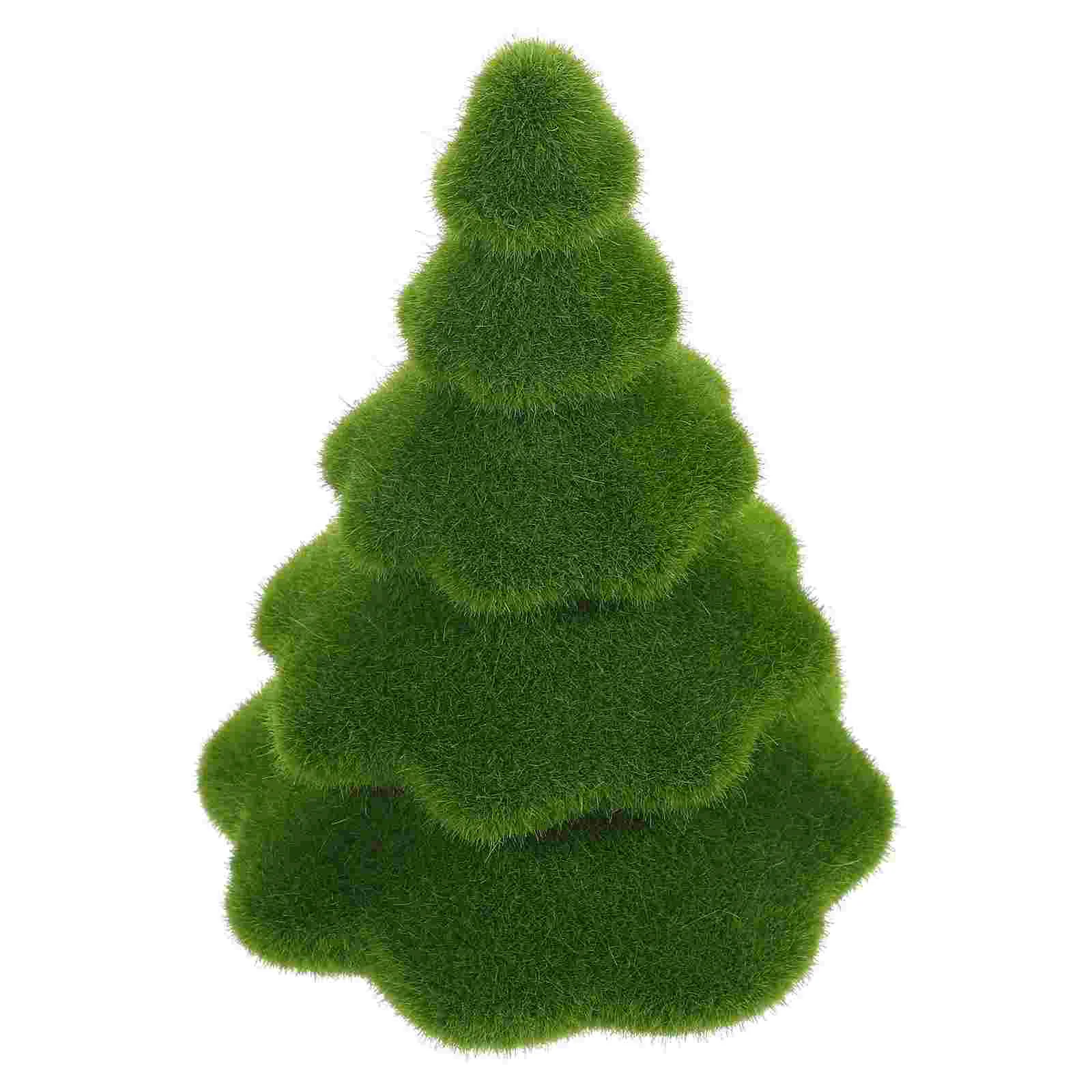 Имитация украшения из искусственной Рождественской елки, Замшелая Рождественская елка для вечеринки (17x12 см)