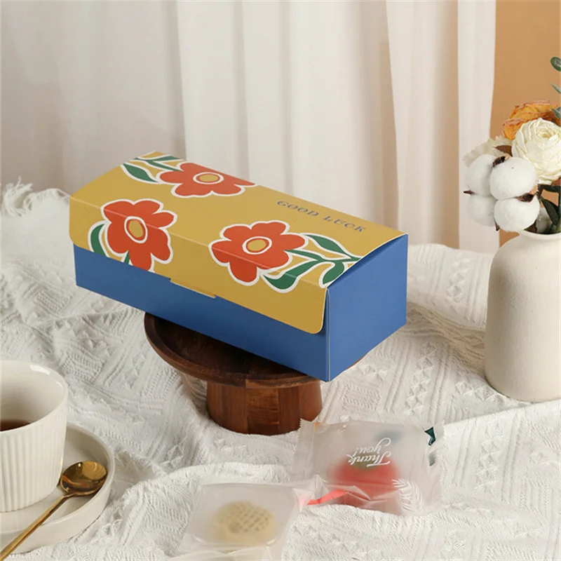 LBSISI Life-Портативная Подарочная коробка с цветами, Выпечка, печенье, Снежинка, Хрустящие конфеты, Принадлежности для свадьбы, Дня рождения, 5 шт.