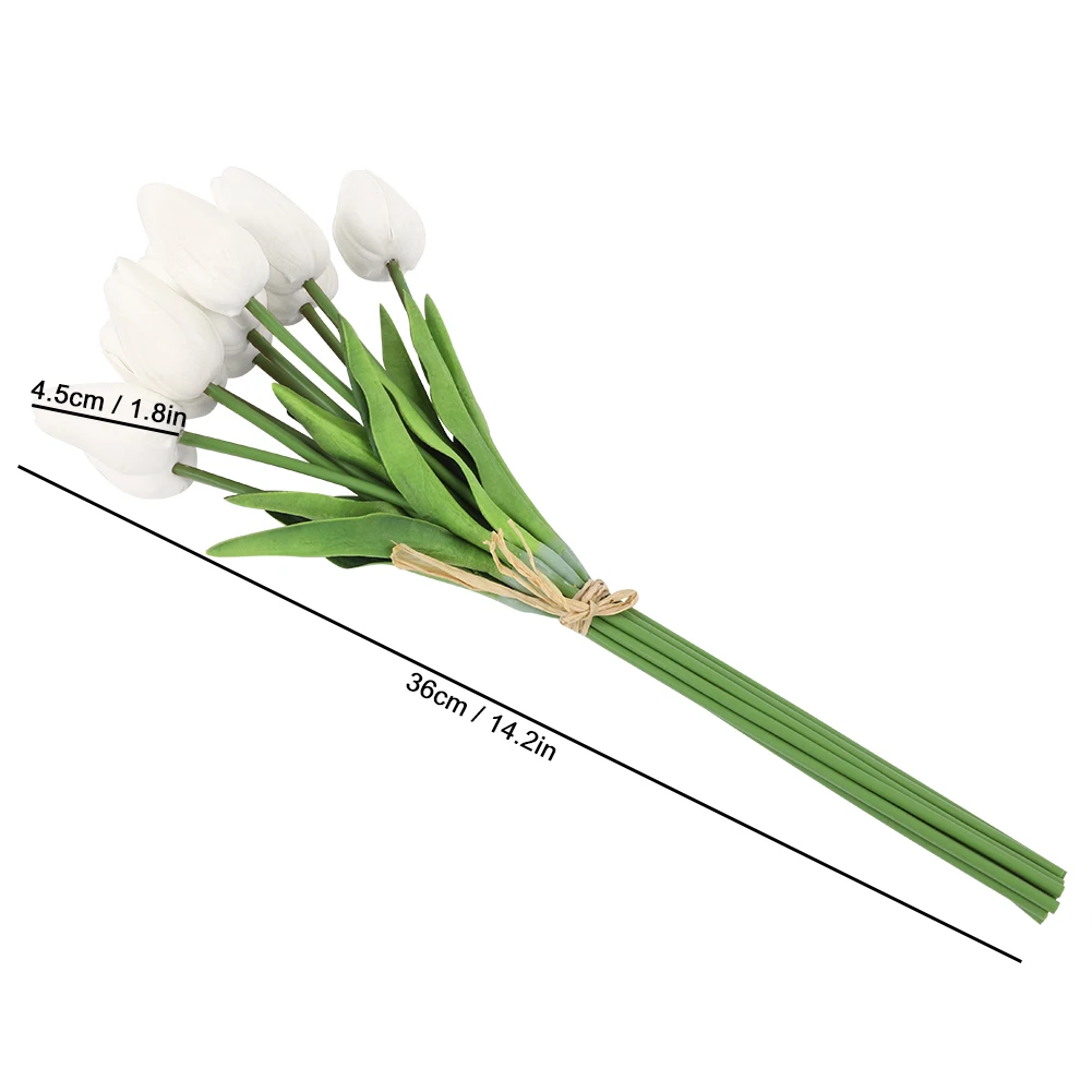 30 шт. Искусственный цветок тюльпана с настоящим прикосновением, подарок из искусственных цветов для домашнего свадебного декора