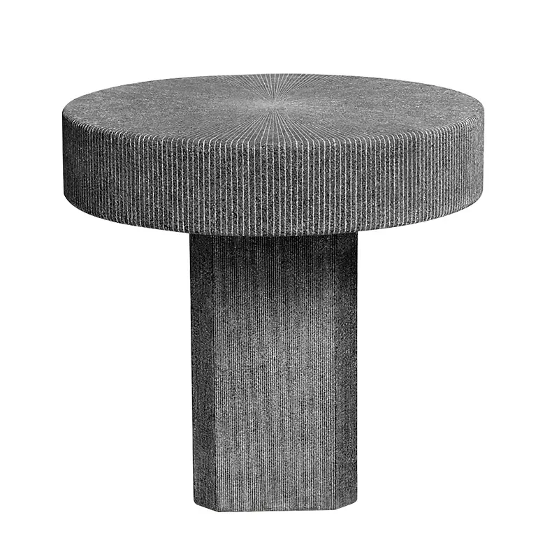 Креативный круглый приставной столик в форме каменной мельницы патио антикварный современный журнальный столик на открытом воздухе