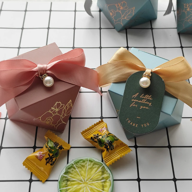 Новая подарочная коробка с мрамором и бриллиантами Коробки для сладостей на свадьбу Коробка конфет для упаковки детского душа Гостей на День рождения Принадлежности для вечеринок