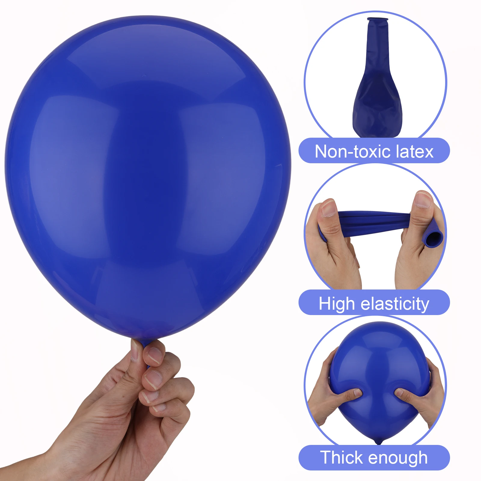 10 шт./компл. 10 дюймов Синие латексные воздушные шары для вечеринки, латексные воздушные шары для дня рождения, воздушные шары для вечеринки, воздушные шары для дня рождения, синие 10 дюймов