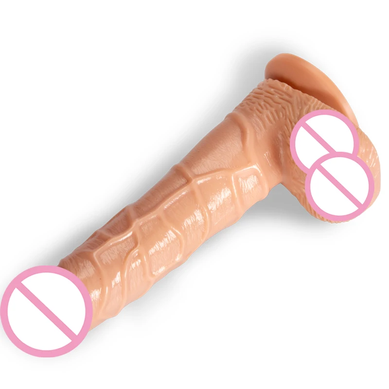 Большой искусственный пенис для женщин, продукт для взрослых, реалистичный фаллоимитатор с присоской, секс-инструменты, женский мастурбатор, Секс-шоп для взрослых 18+