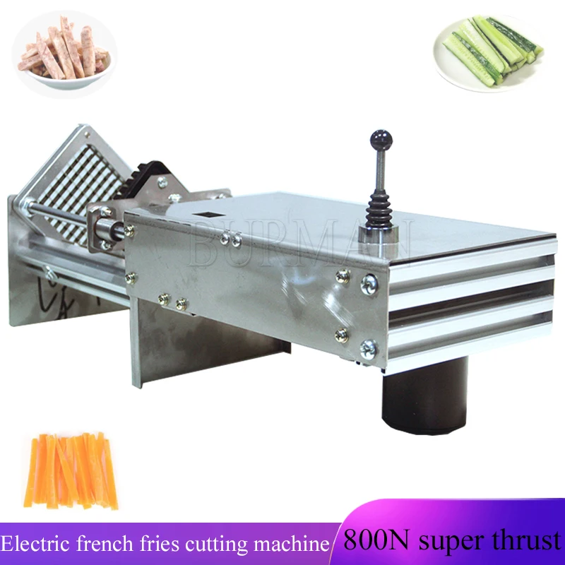 Коммерческая машина для резки картофельных чипсов, бытовая электрическая машина для нарезки огурцов, картофеля фри, проталкивания овощей