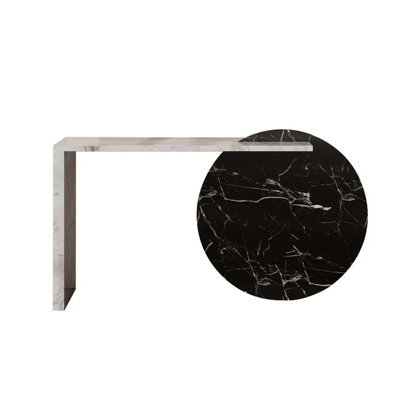 Консоль из скандинавского мрамора Miji Wind Консольные столы В итальянском стиле Дизайнерская модель Для прохода, коридора, Входной консоли шкафа