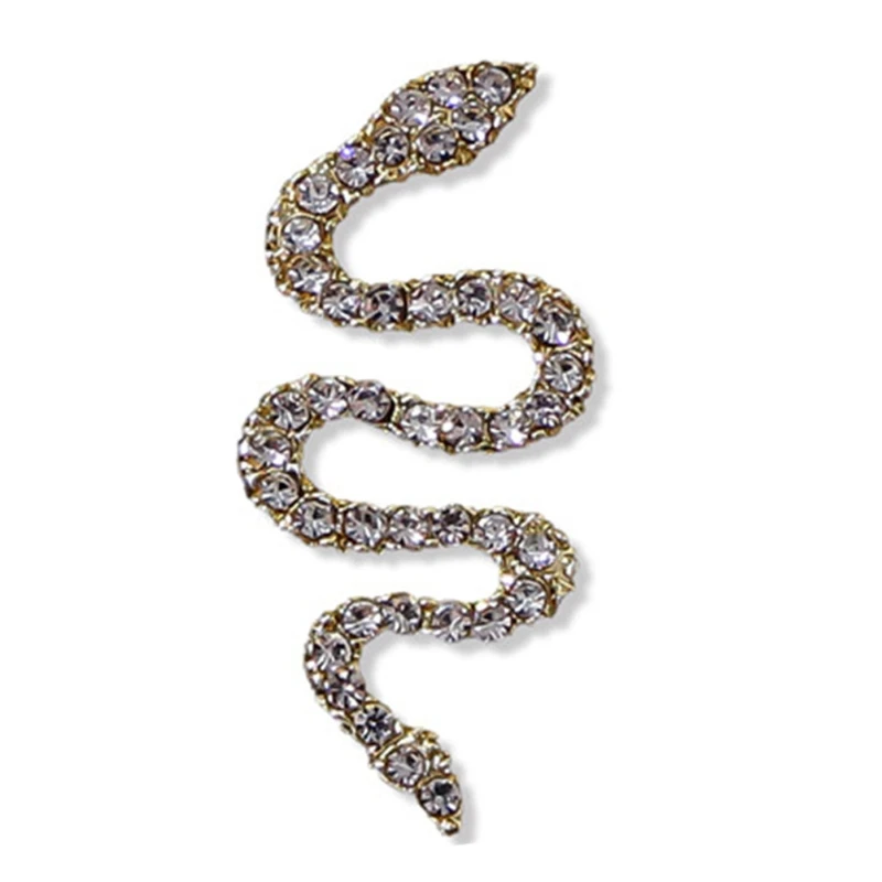 Художественные украшения 3d в форме змеи из смешанного гладкого металла для изготовления ювелирных изделий своими руками