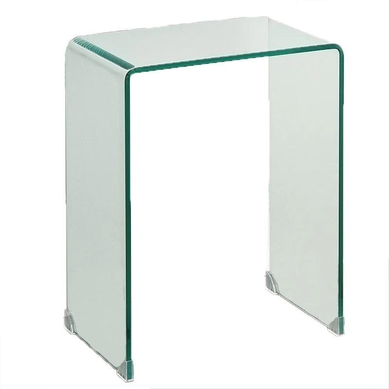 Стол с прозрачным краем, современная минималистичная японская прикроватная тумбочка интернет-знаменитости, робот-подметальщик, стеклянная крышка
