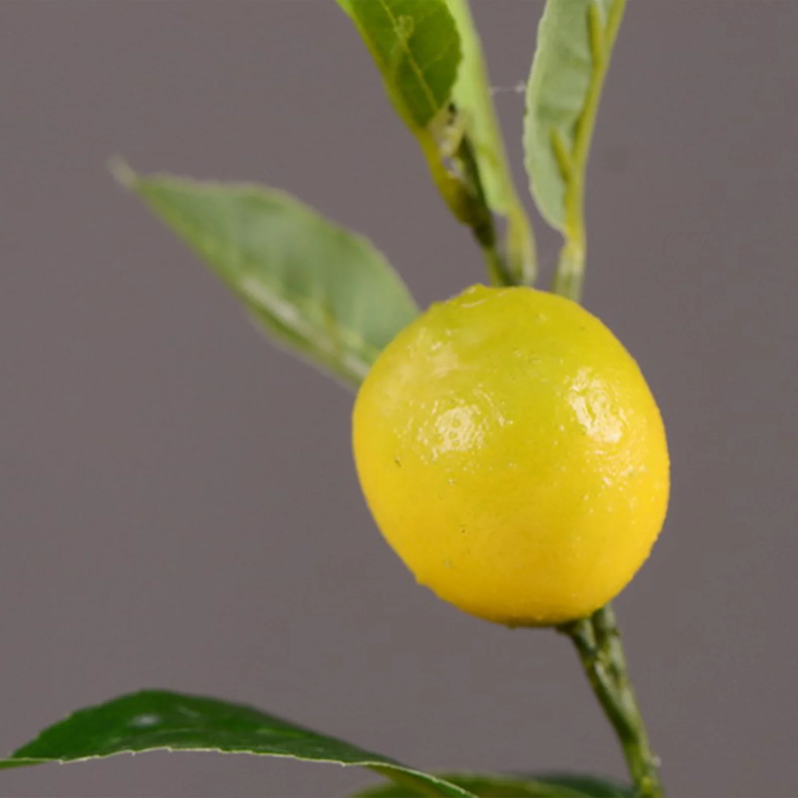 Искусственная имитация лимона, черенки растений, декор для дома 91 см / 35,8 дюйма, сделай сам, желтый + зеленый Качественный поролоновый материал, искусственные цветы