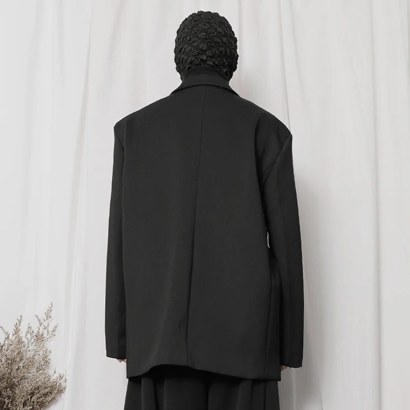 2023 Новый костюм для отдыха Diablo Tide, мужское хлопчатобумажное пальто, Новый красивый черно-белый контрастный цвет, Маленький костюм