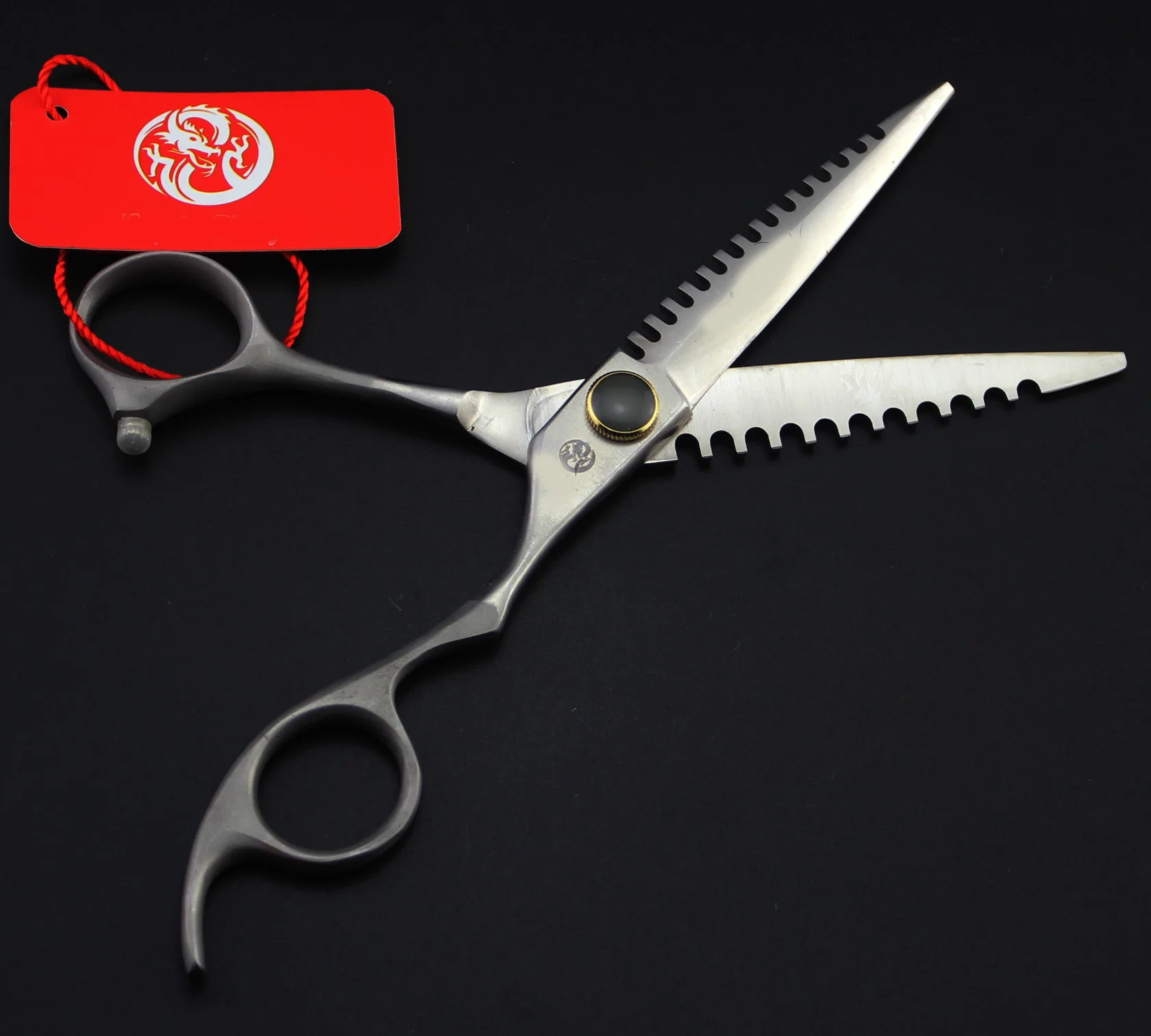 6-дюймовые Профессиональные Парикмахерские ножницы, Парикмахерское лезвие с зубьями, ножницы для стрижки, Японский стальной парикмахерский инструмент, ножницы