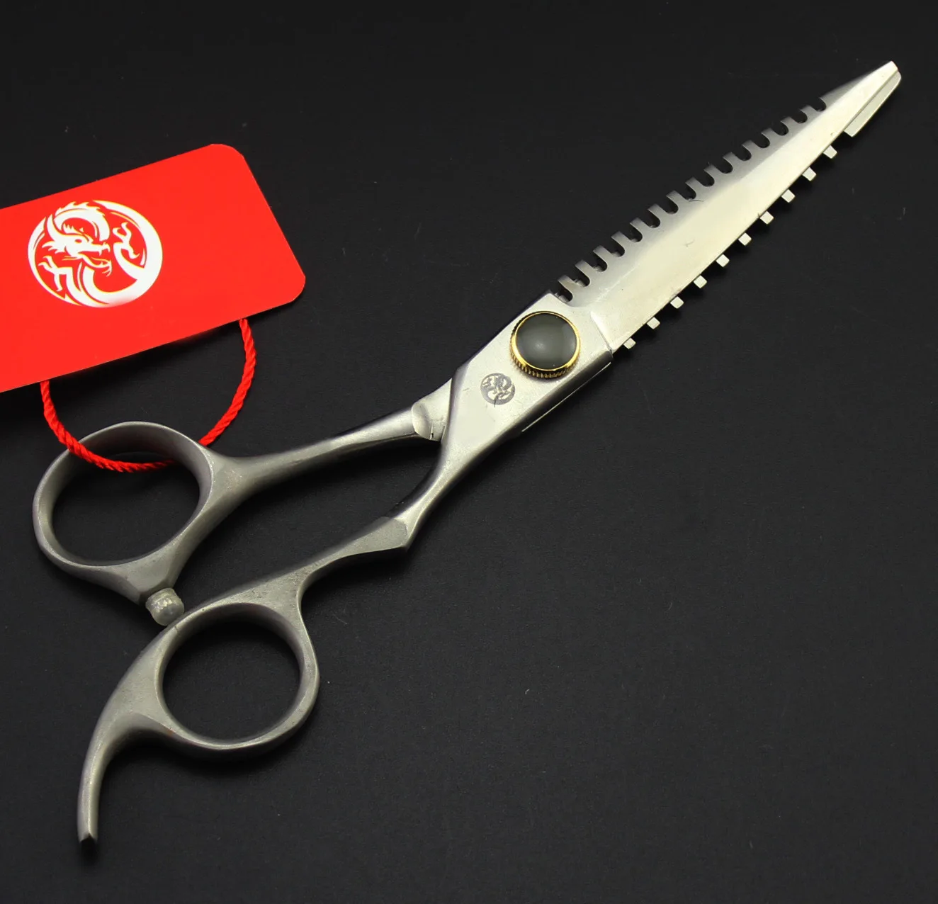 6-дюймовые Профессиональные Парикмахерские ножницы, Парикмахерское лезвие с зубьями, ножницы для стрижки, Японский стальной парикмахерский инструмент, ножницы