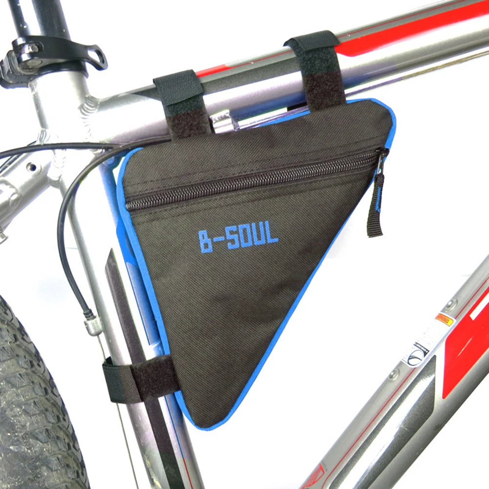 Треугольная сумка, велосипедная сумка, быстросъемная сумка из ткани Оксфорд большой емкости, 20x18,5x4 см, велосипедная сумка, велосипедные аксессуары для MTB велосипеда