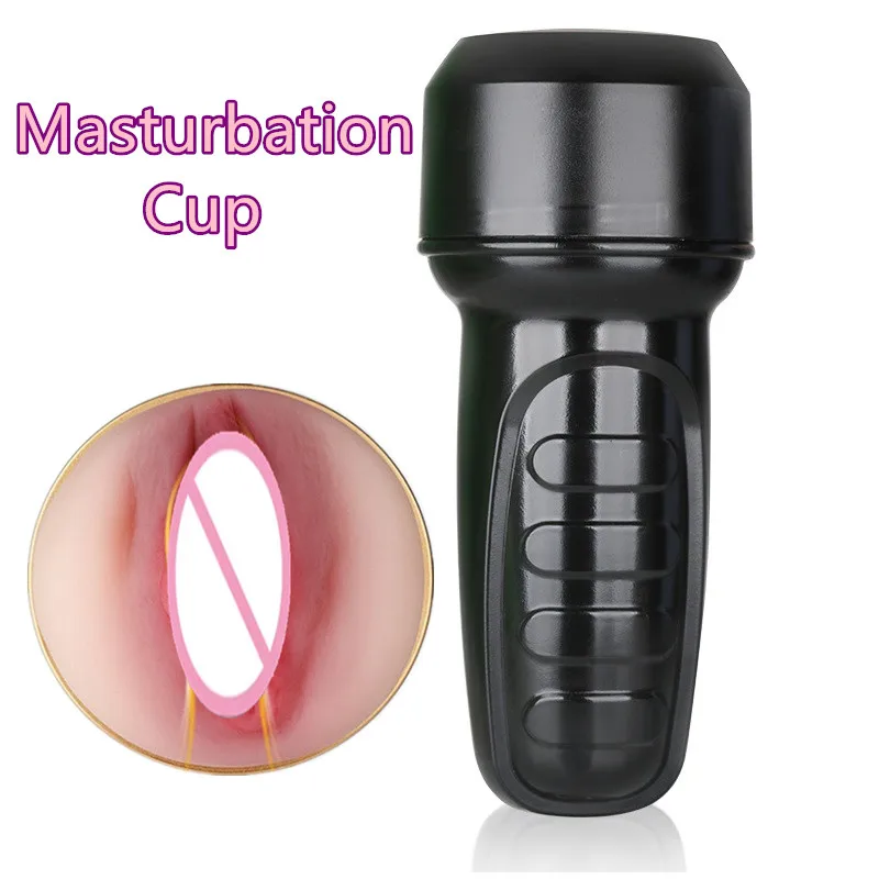 Настоящая легкая мужская чашка для мастурбации, секс-игрушка для мужчин, Мягкая, гибкая искусственная вагина, как настоящая, тренирующая пенис