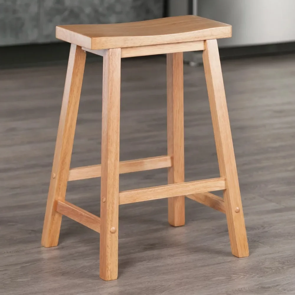 Табурет-стойка для седла Satori из дерева, натуральная отделка
