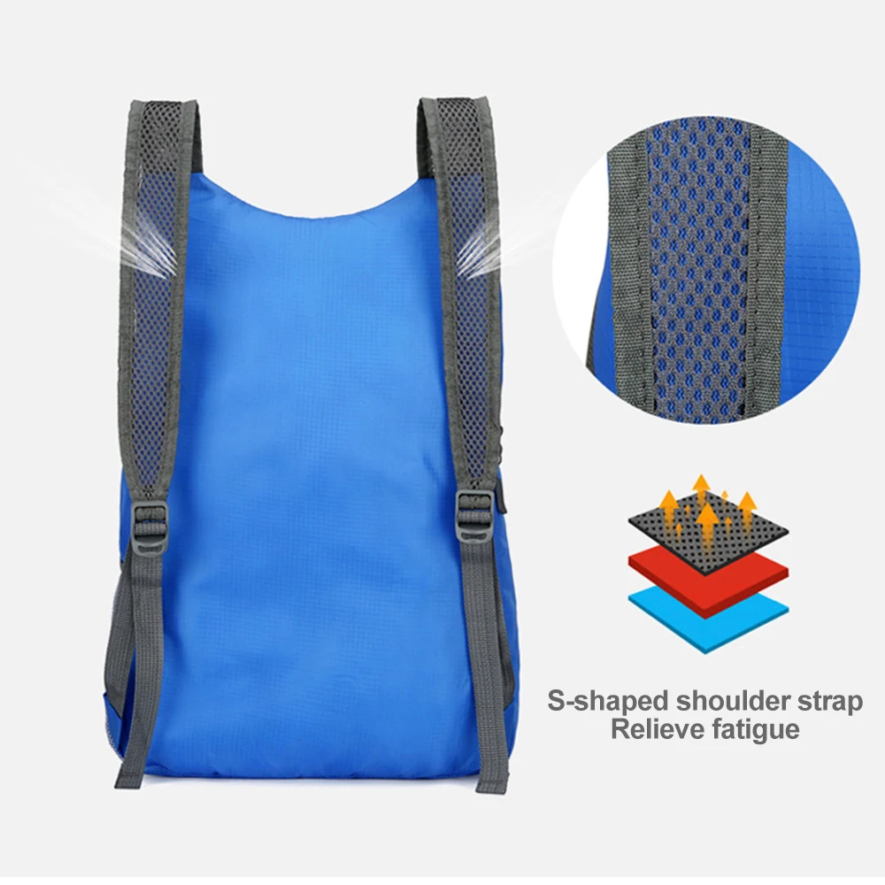 Ультралегкий рюкзак унисекс, удобный для переноски, износостойкий Маленький рюкзак для занятий спортом и фитнесом