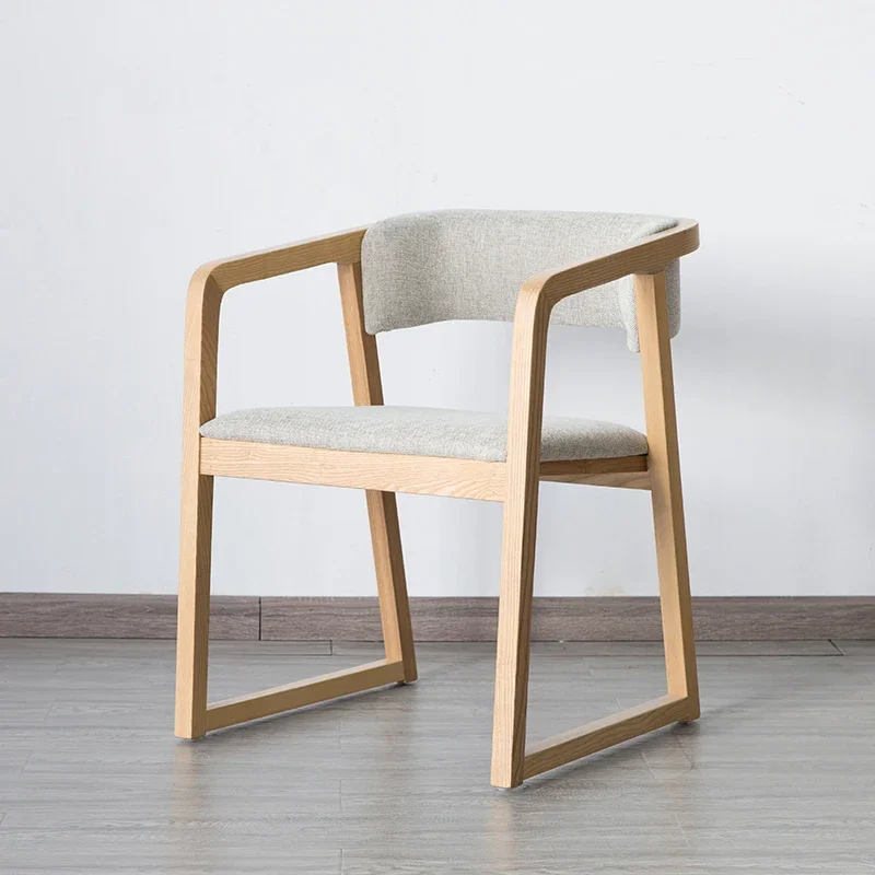 Дизайнерские обеденные стулья Шезлонг для кухни Современный обеденный стул из массива дерева Silla, Удобные стулья для гостиной