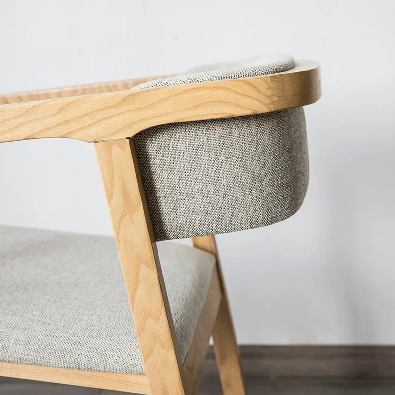 Дизайнерские обеденные стулья Шезлонг для кухни Современный обеденный стул из массива дерева Silla, Удобные стулья для гостиной
