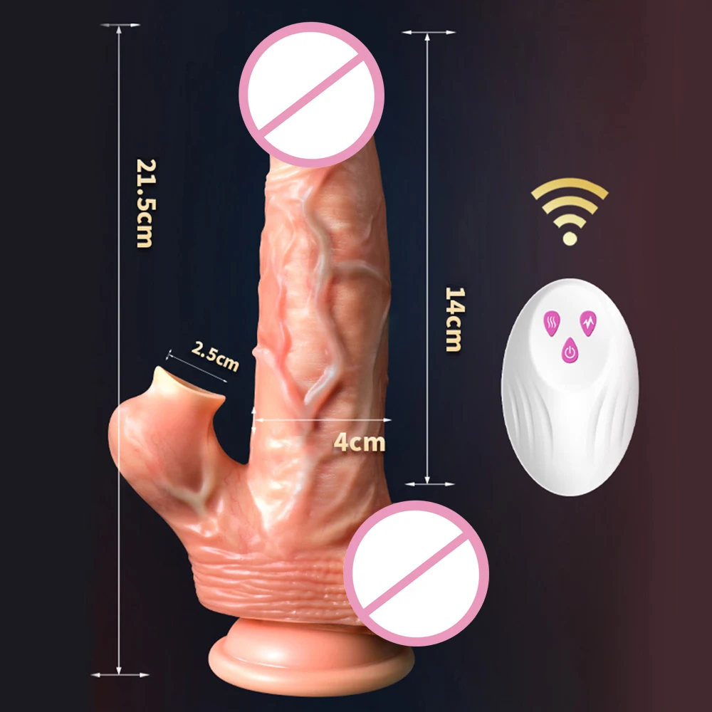 Телескопические сексуальные игрушки, качающийся фаллоимитатор, вибраторы для женщин, реалистичные фаллоимитаторы, женские мастурбаторы, игрушка для вылизывания языка, нагревающий вибратор